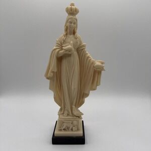 Gino Ruggeri Bianchi Studios Italy Sculpture Figurine Our Lady of Fatima Mary